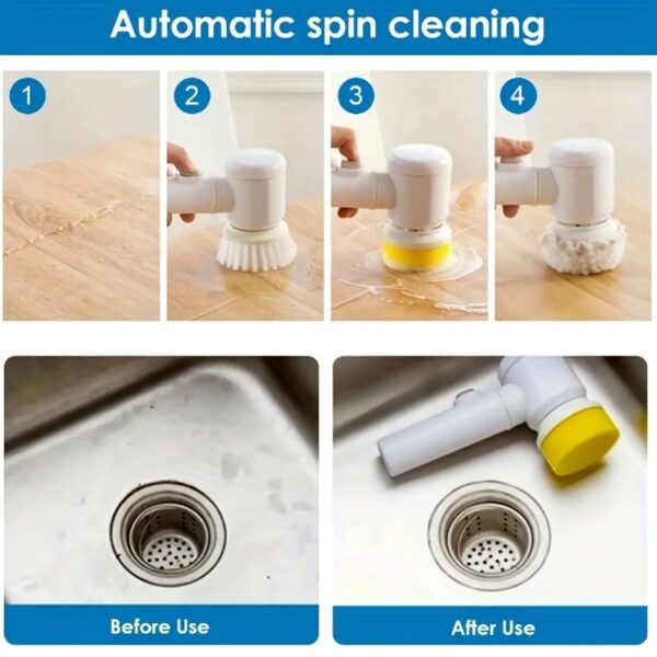 Multifunctional Electric Brush 4 in 1 - Image 3